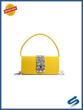 Rhinestone Evening Clutch Sparkly Crystal Handbag Wedding Purse